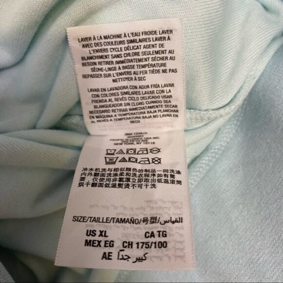 Juicy‎ Couture Micro Terry Full Zip Jacket Color Blue Glow Sz Large MSRP $108 - Picture 8 of 10